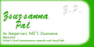 zsuzsanna pal business card